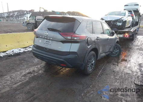 2021 Nissan Rogue S Intelligent Awd from USA, damaged, VIN 5N1AT3AB2MC701295